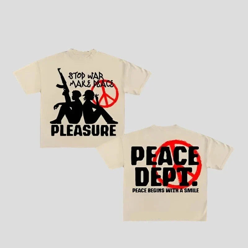 Thin Peace Department Graphic Print T Shirt for Women