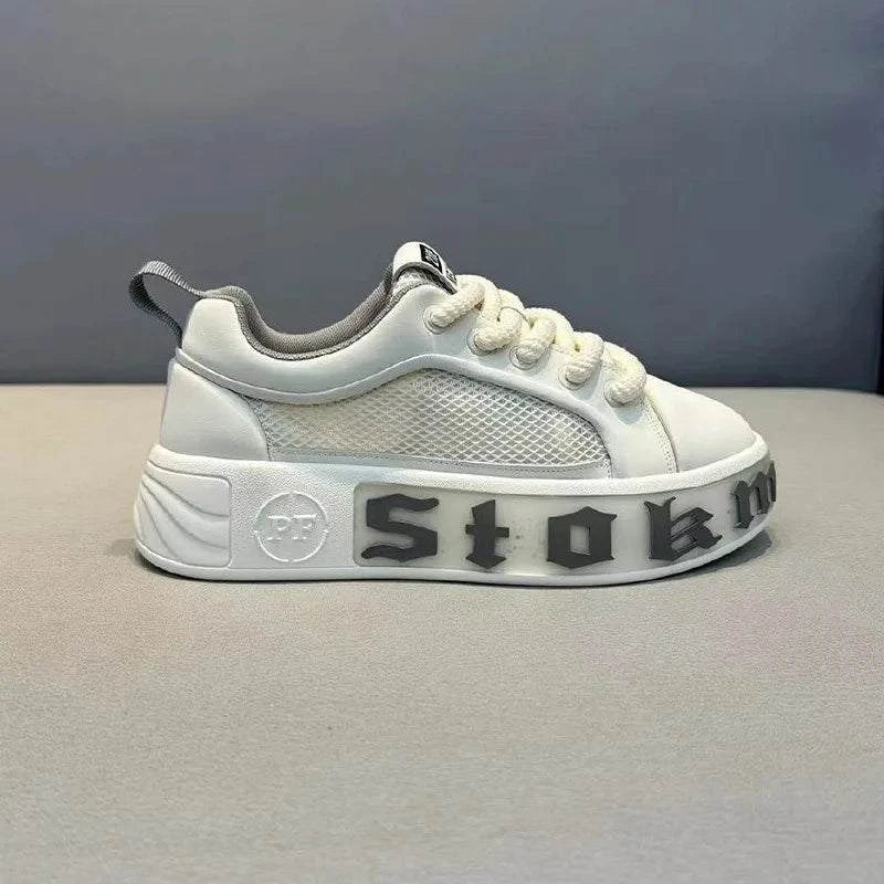 Stylish Men's Sneakers - Height-Boosting Shoes