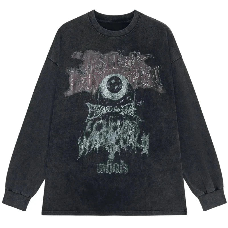 Evil Eye Shirt for Men - Dark Streetwear Hip Hop T-Shirt