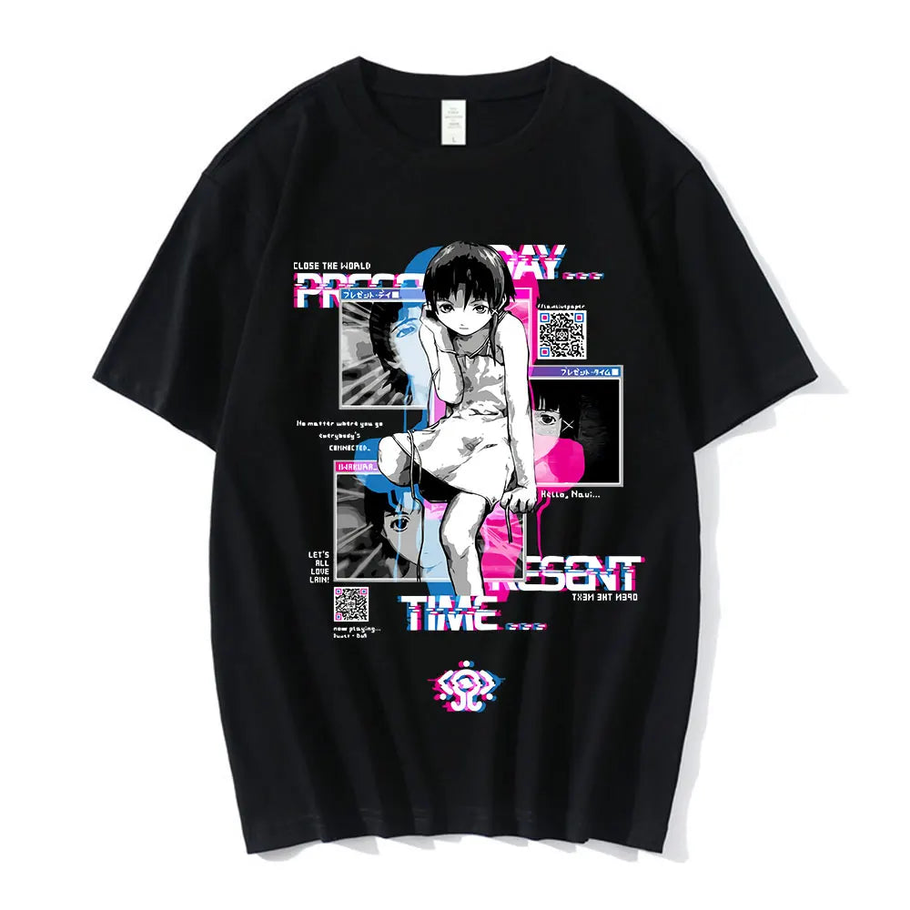 Serial Experiments Lain Tee: Unisex Sci-Fi Manga