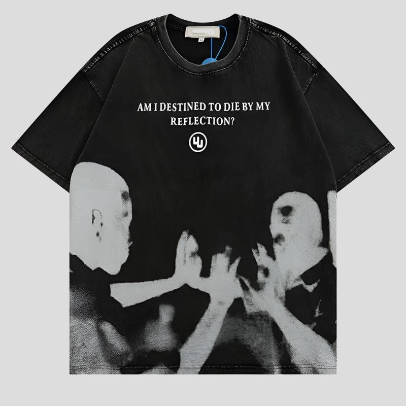Graphic Print Gothic Harajuku T-shirts for Men
