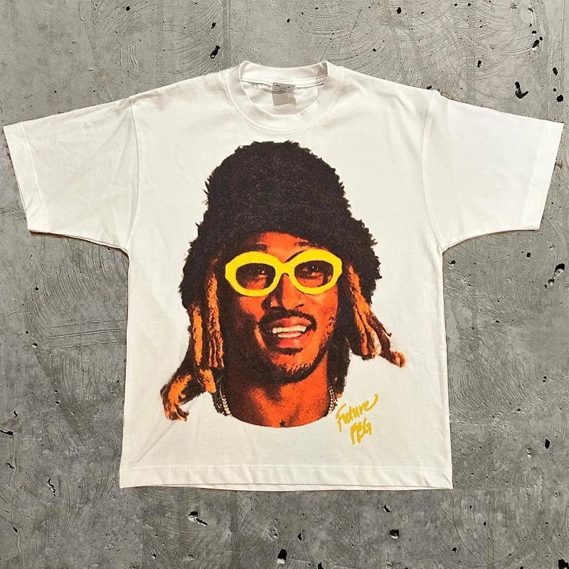Hip Hop Rappers Men's Portrait T-Shirt