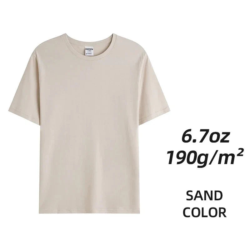 Unisex Combed Cotton Solid Uniform T-Shirts