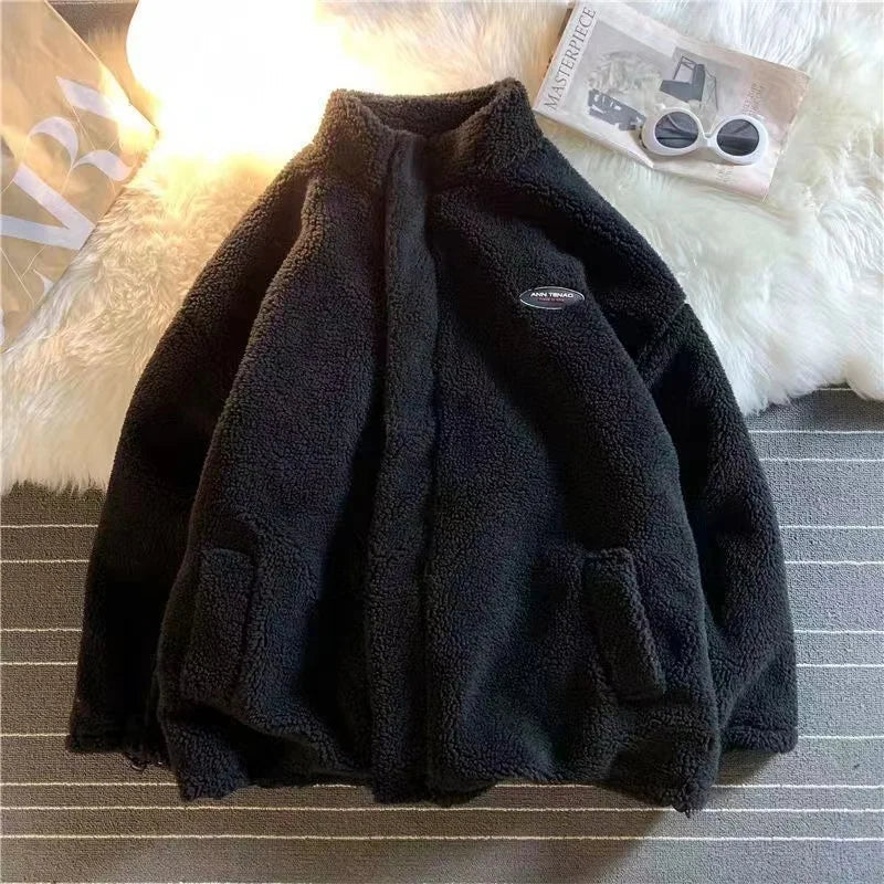 Double-Sided Style Love Lambswool Women's Couple Jacket