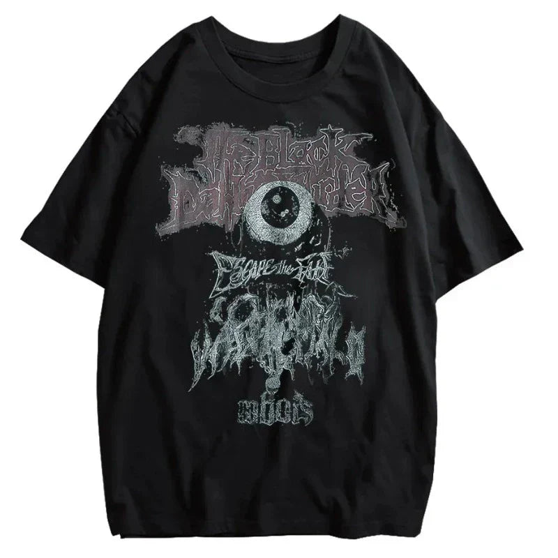 Evil Eye Shirt for Men - Dark Streetwear Hip Hop T-Shirt