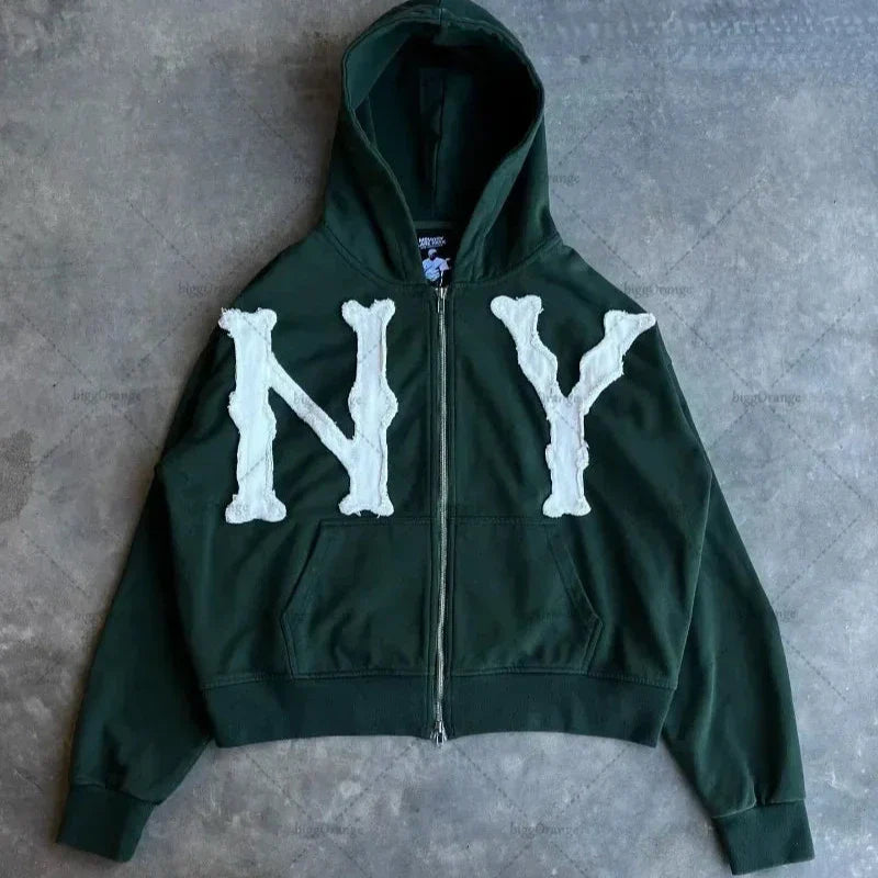 Rich Soon Hoodie - Retro Zipper Unisex Sweatshirt