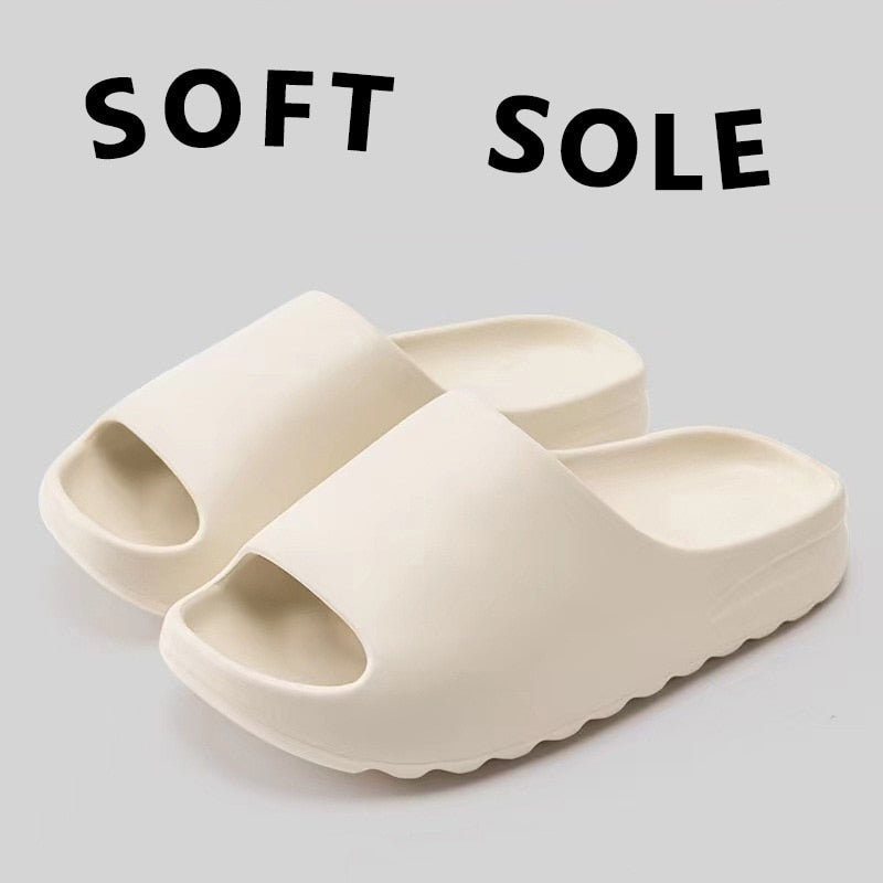 Full Color Thick Platform Modern Unisex Beach Slides