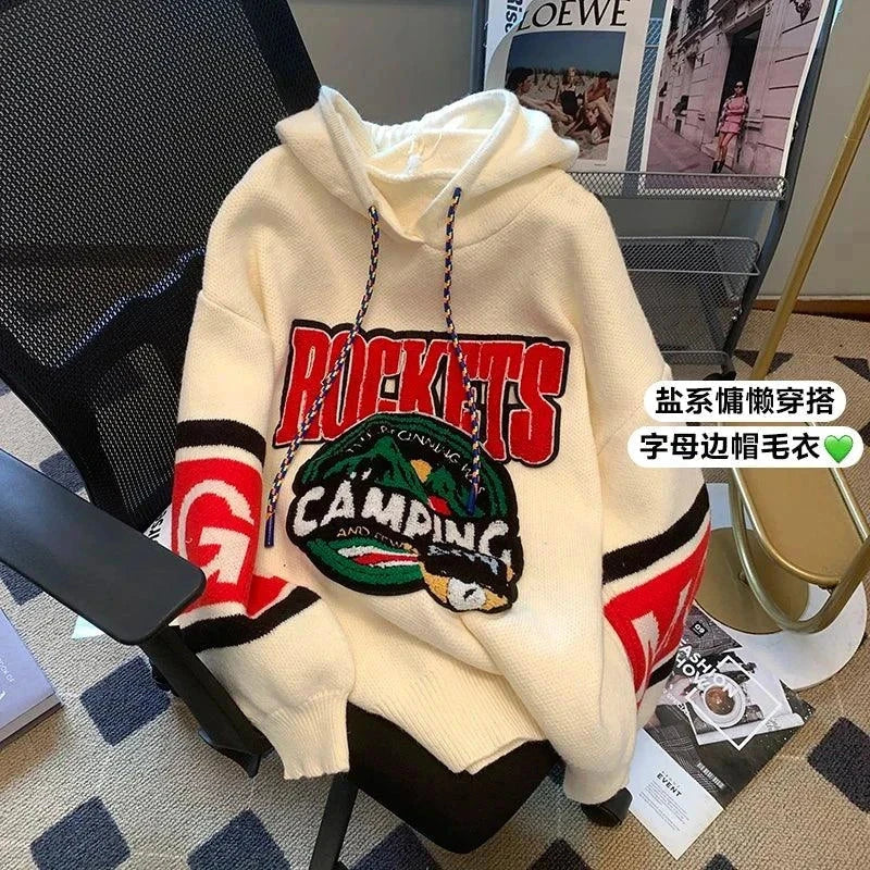Rockets Camping Thin Hooded Sweatshirt