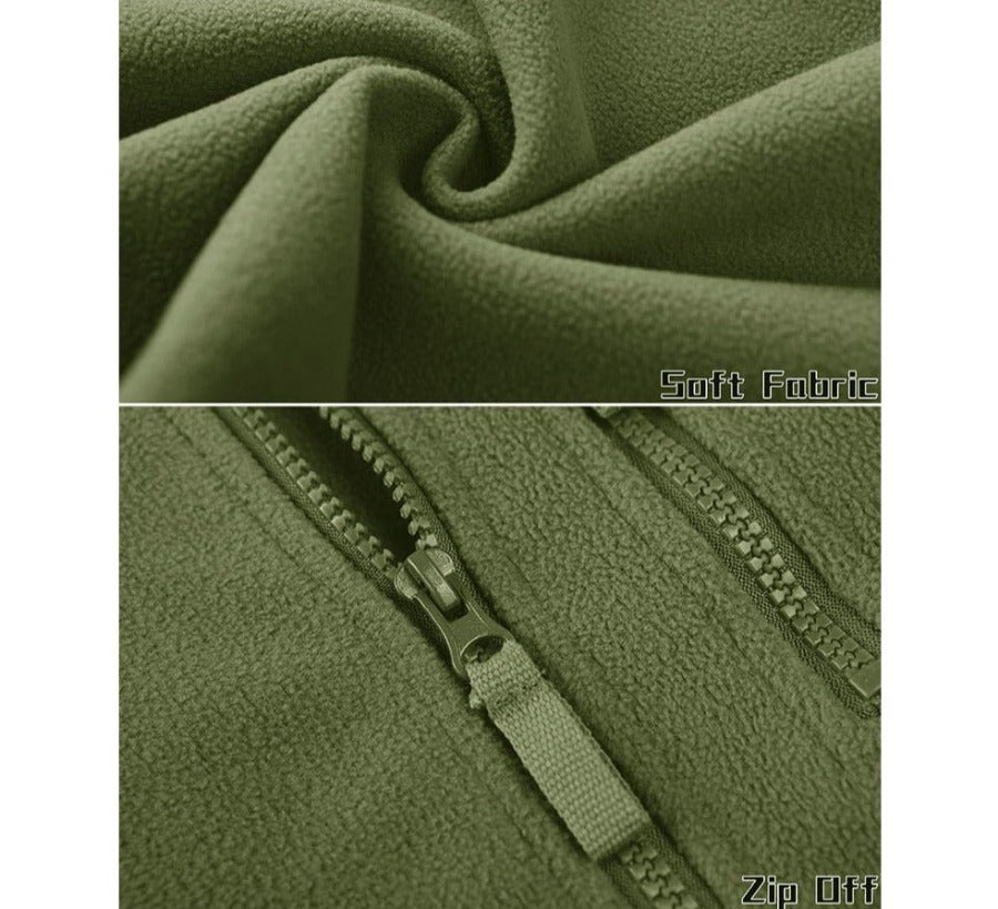 Zip-up Tactical Fleece Jacket for Men