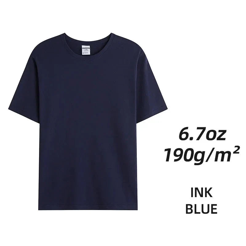 Unisex Combed Cotton Solid Uniform T-Shirts