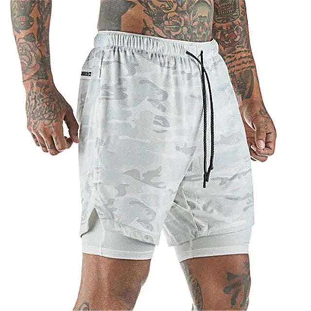Men's 2-in-1 Double-Deck Sport Shorts
