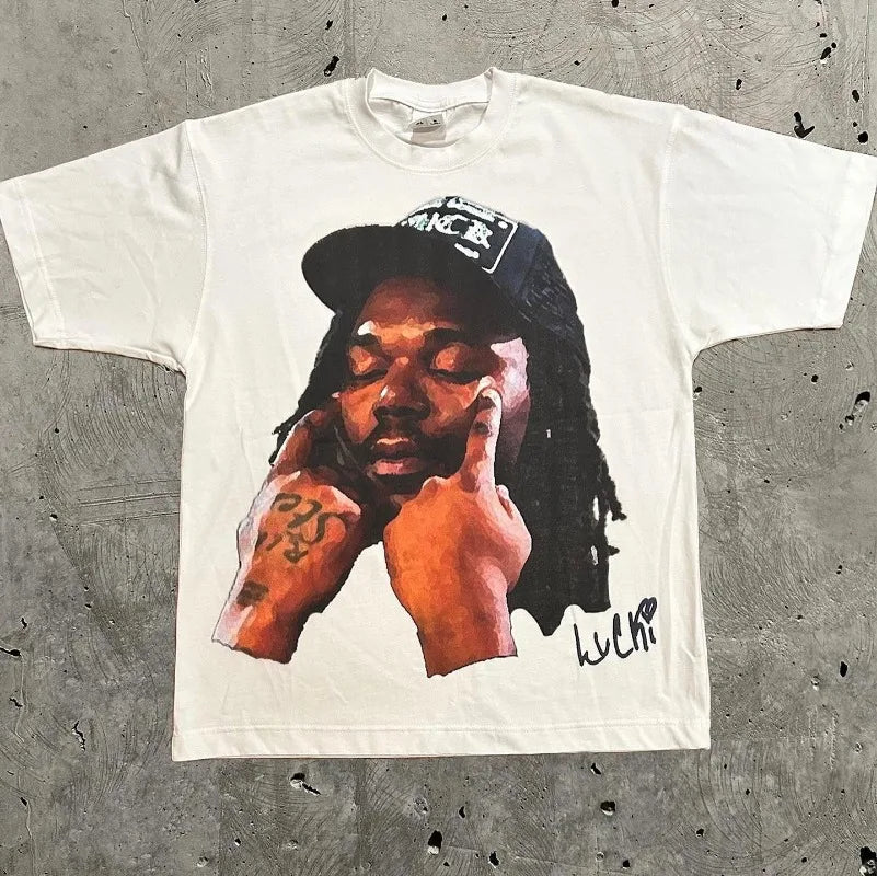 Hip Hop Rappers Men's Portrait T-Shirt