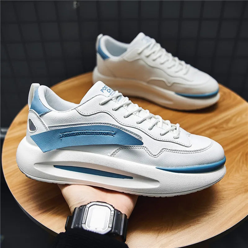 Chunky Sneakers: Non-Slip Vulcanized Footwear for Men