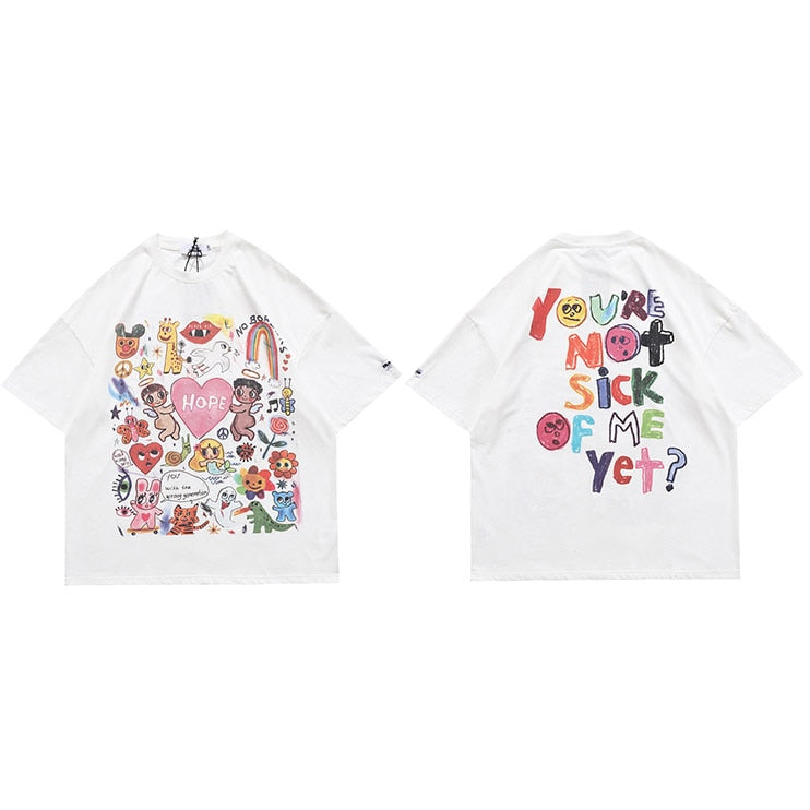 Unisex Oversized Hip Hop T-shirts