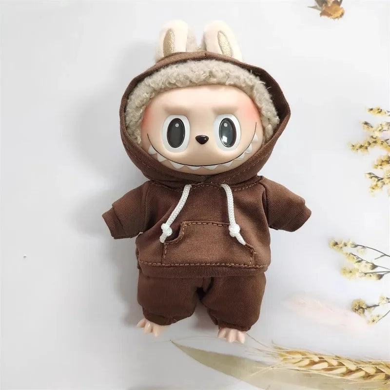 Handmade Cozy Hoodie Joggers Labubu Outfit