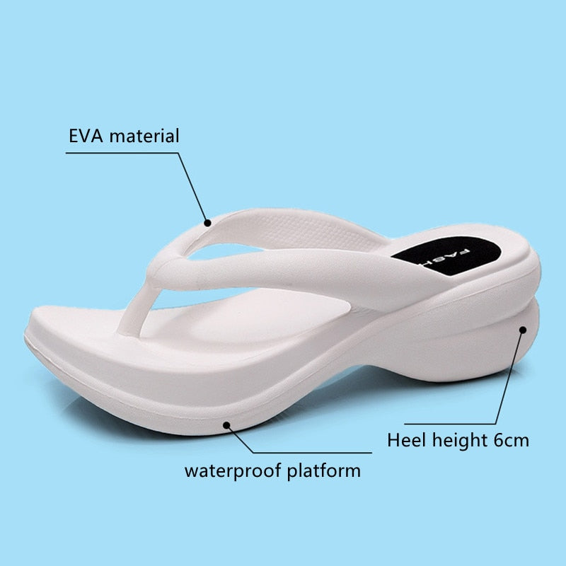 Thick Bottom Summer Flip Flops for Women