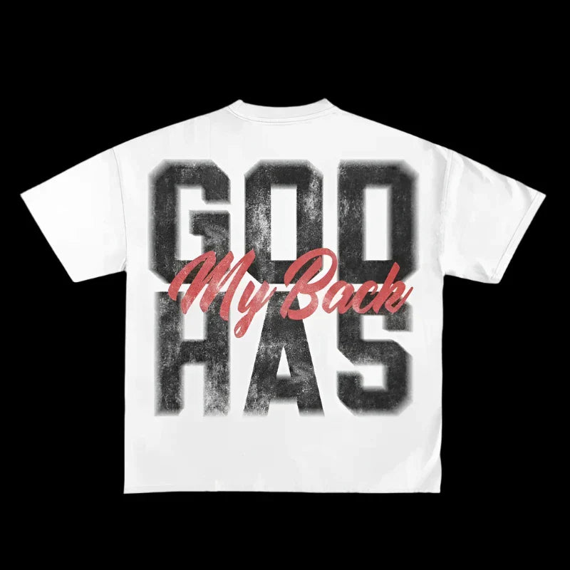 Graphic Tee | God Has My Back Print