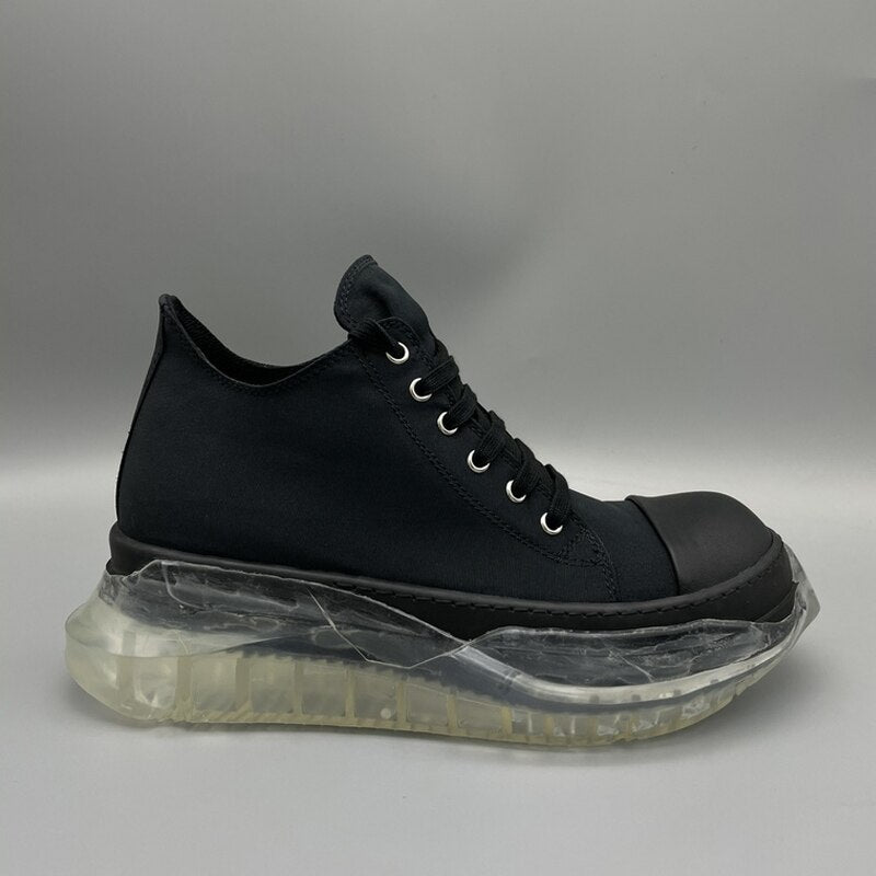 Black Sneakers - Men's High top Canvas