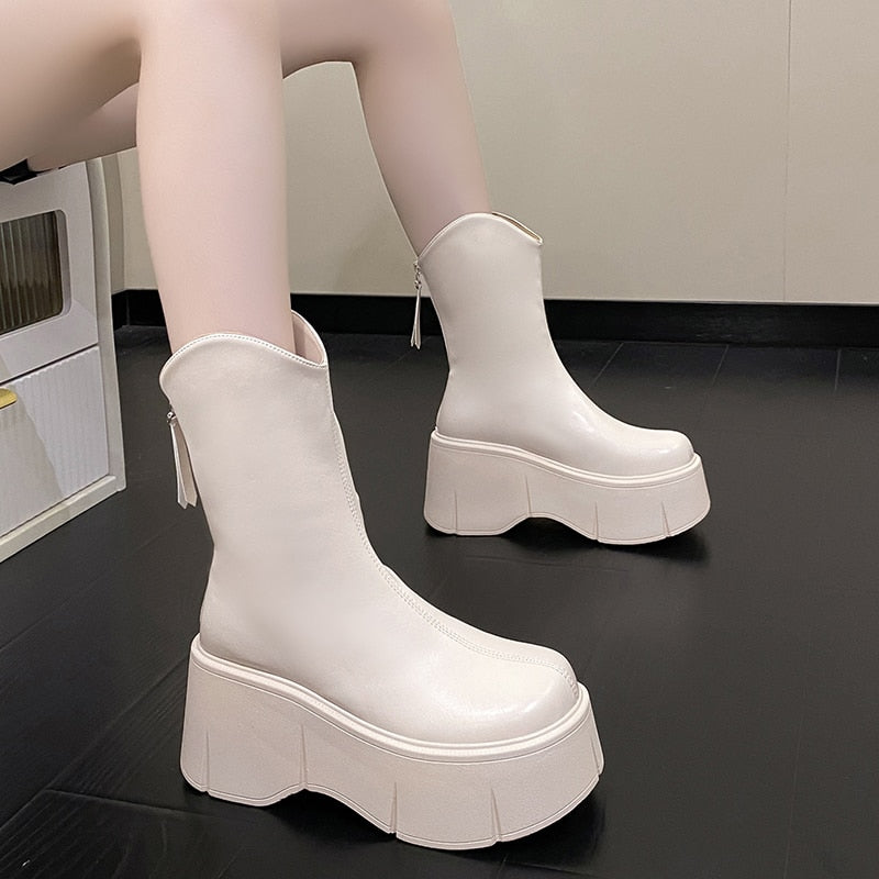 Women's Mid-calf Platform Boots