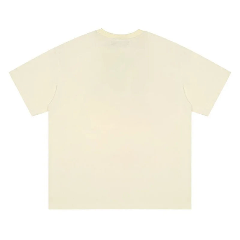 Dream-Walk Aesthetic Oversized Cotton Men's Summer T-Shirts