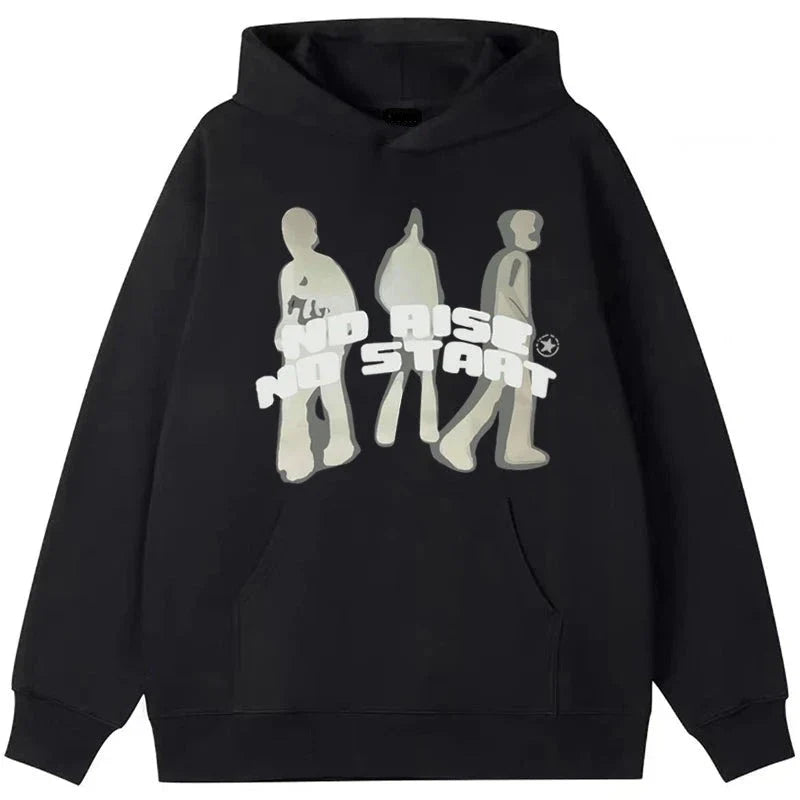 Cotton Oversized Graphic Hoodies for Men