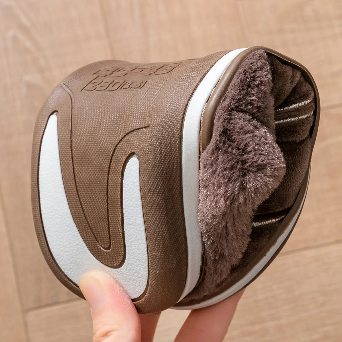 Memory Foam Winter Slippers - Large Size for Men