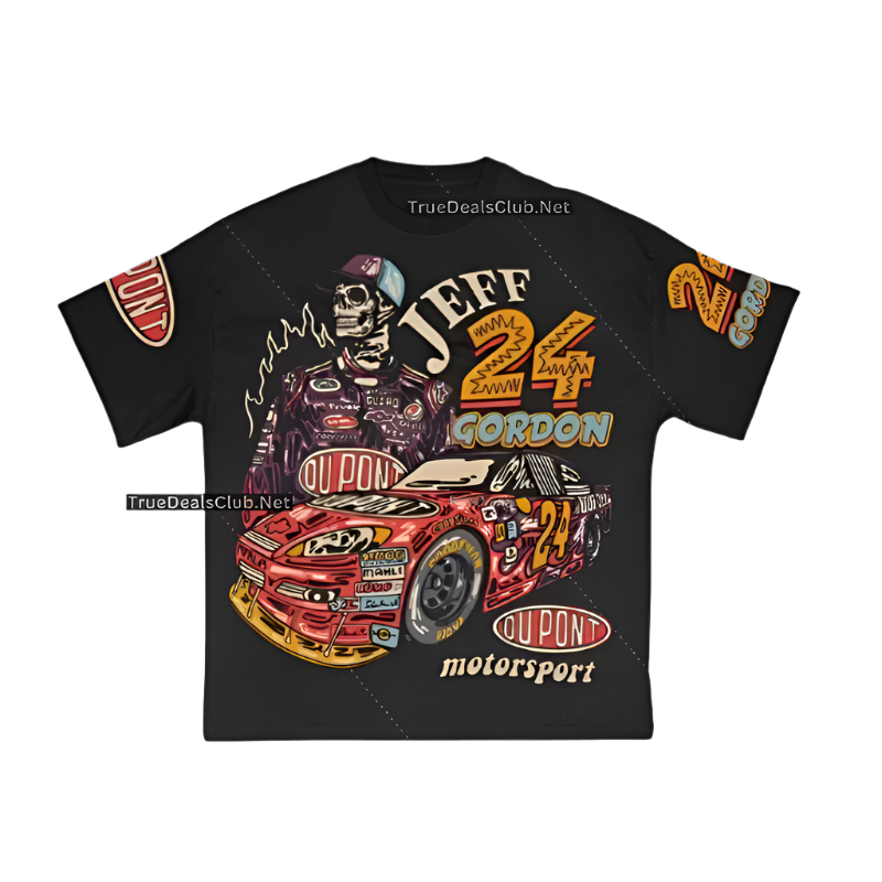 Jeff Gordon 24 Graphic Print T-Shirts