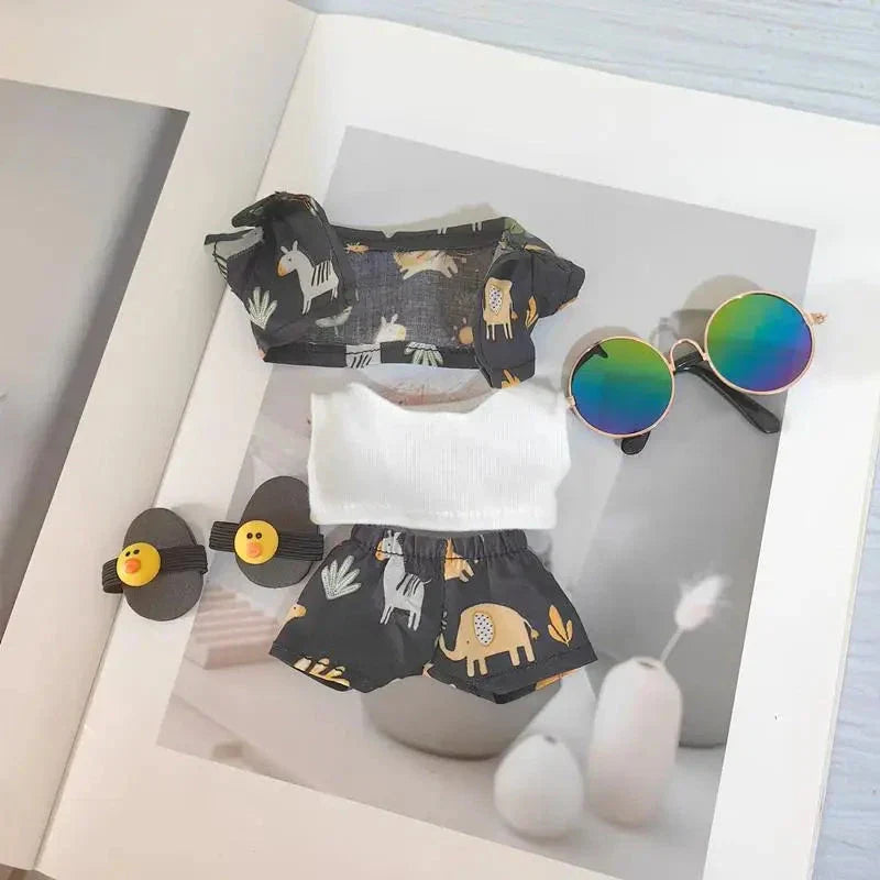 Handmade Hawaii Beach Labubu Outfit