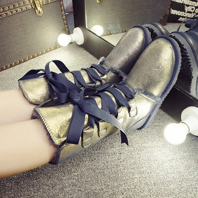 Knee High Lace Up Inspired Boots