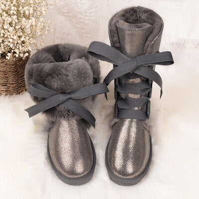 Knee High Lace Up Inspired Boots