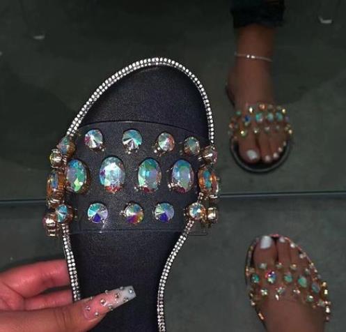Gemstone Rhinestones Sandals