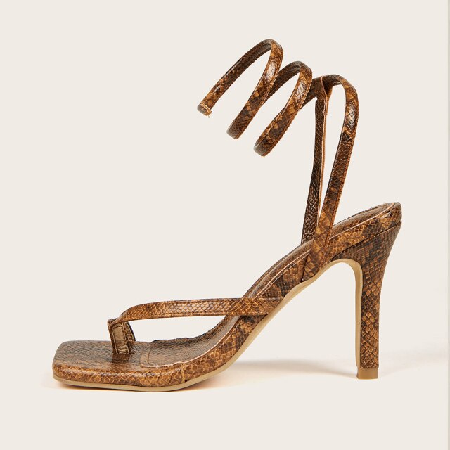 Ankle Wrap Summer Runway Sandals