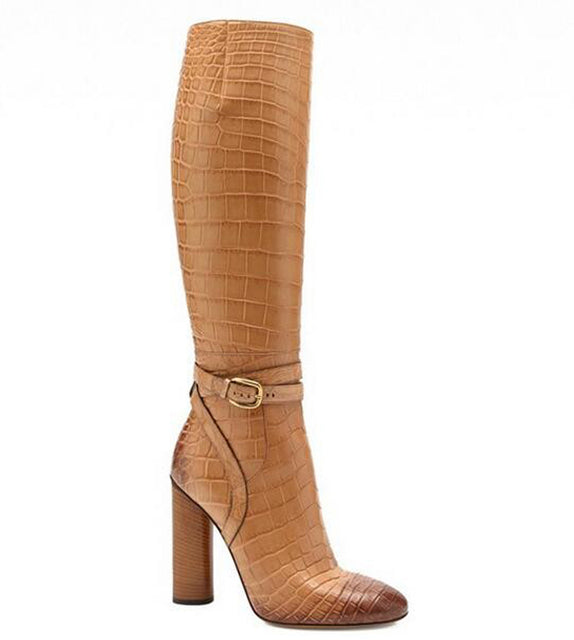 Gucci Inspired Python Boots