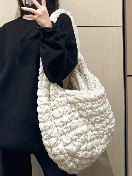 Personalized Cloud Pleated Retro Crossbody Bag