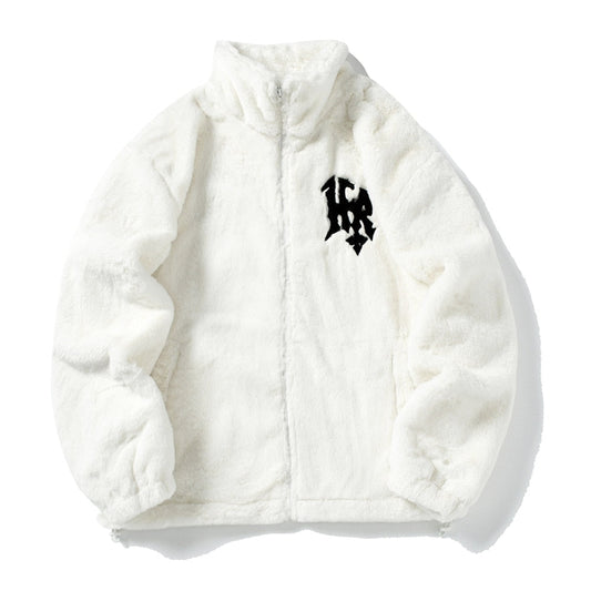 Retro Faux Fur Jacket for Men