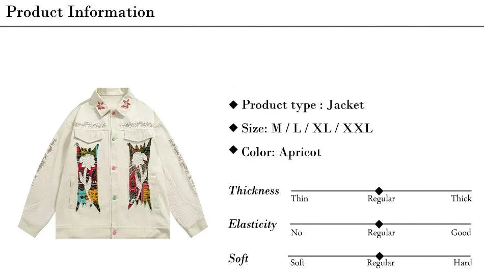 Patchwork Jacket - Unisex Floral Fashion