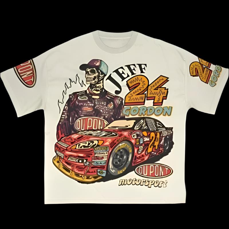 Jeff Gordon 24 Graphic Print T-Shirts