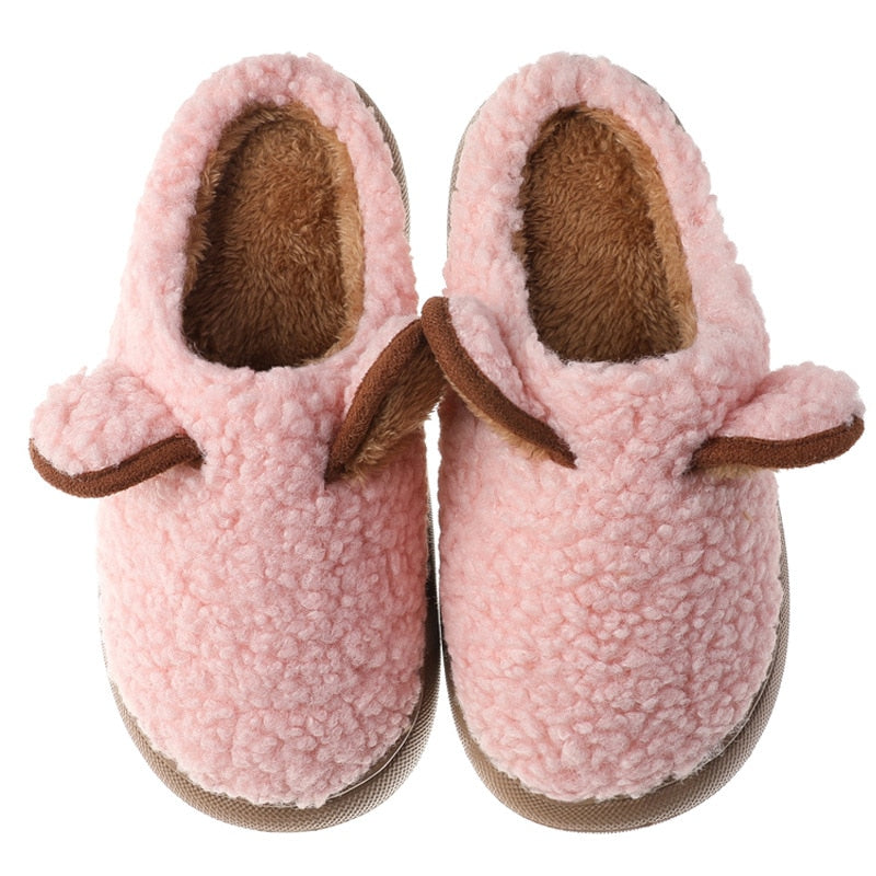 Winter Indoor Sheep Slippers for Women