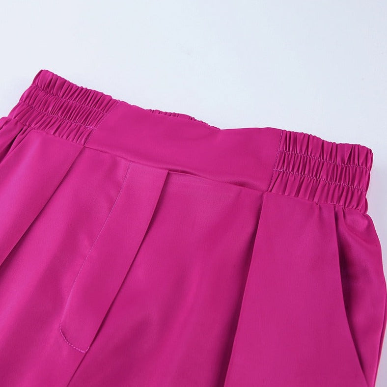 HADE LACE UP TOP PANTS and BLAZER SET