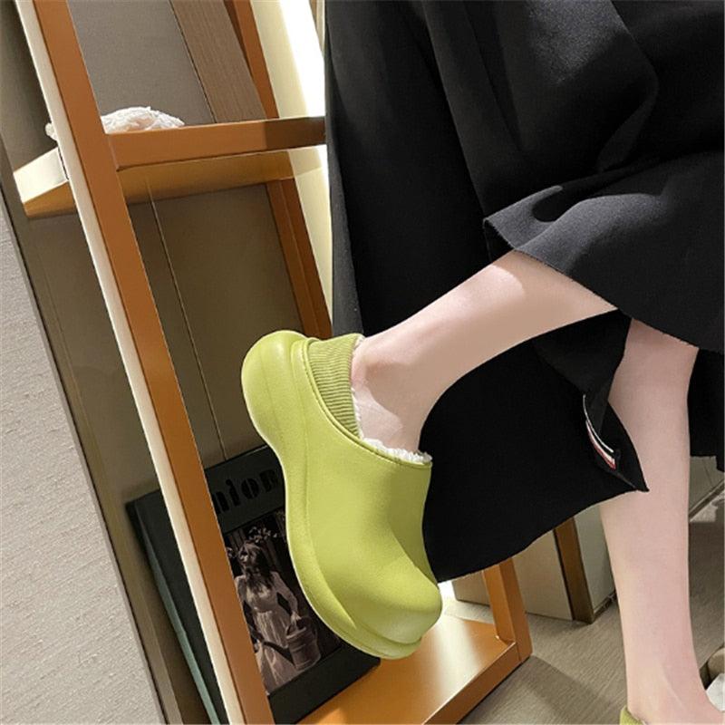 Warm Plush Slippers for Women