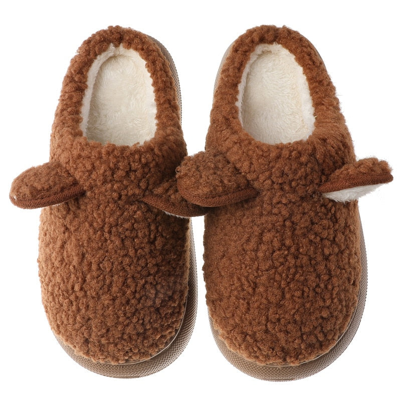 Winter Indoor Sheep Slippers for Women