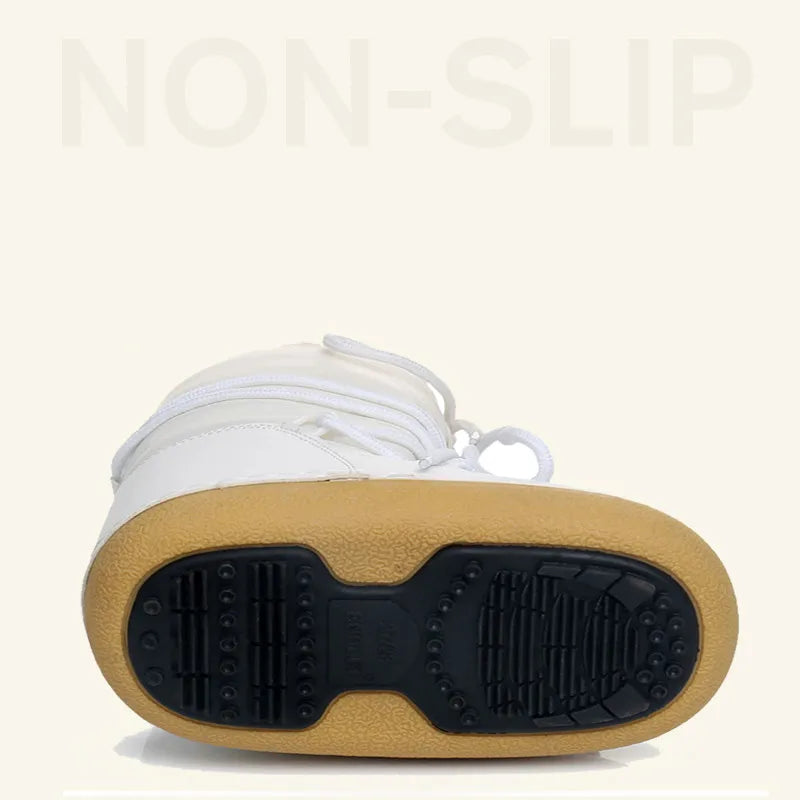 Winter Non-Slip Mid-Calf Slip-on Snow Boots for Women