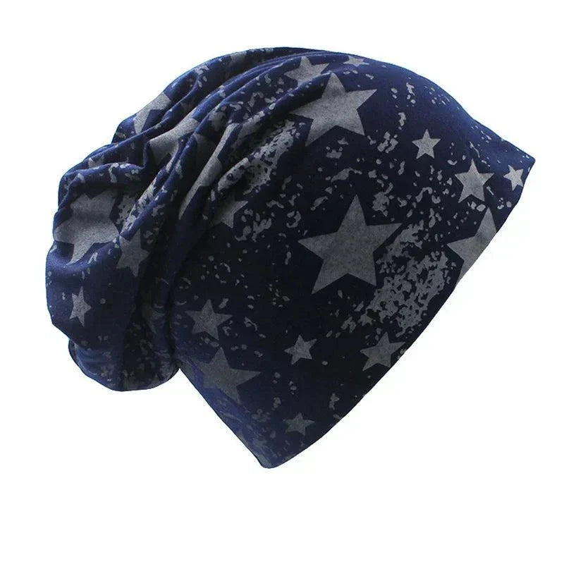 Autumn Winter Unisex Print Beanie