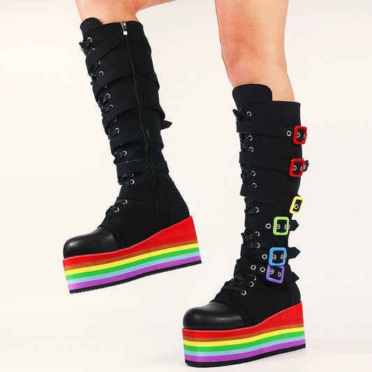 Gothic Zipper Boots
