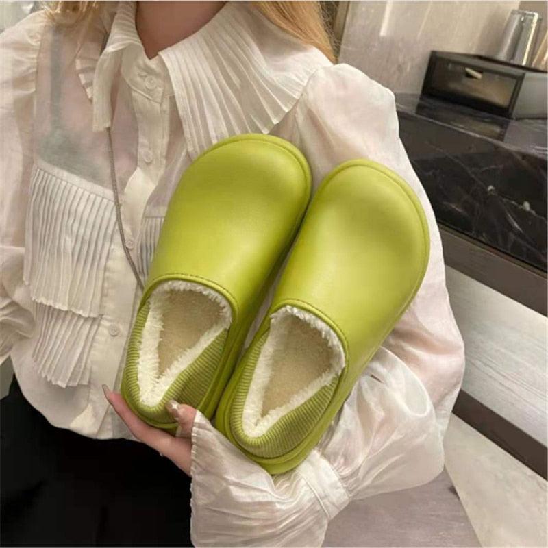 Warm Plush Slippers for Women