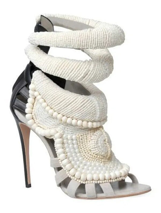 Giuseppe Zanotti "Kanye" Inspired Luxury Pearl Embellished Sandals