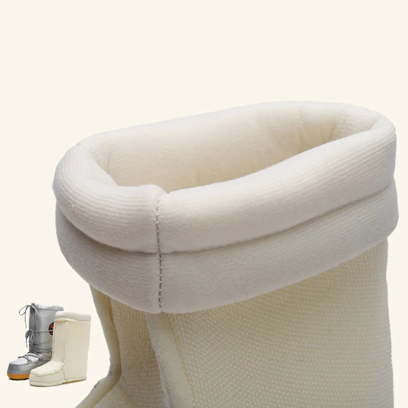 Winter Non-Slip Mid-Calf Slip-on Snow Boots for Women