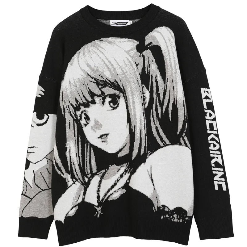 Japanese Anime Girl Knitted Anime Sweater