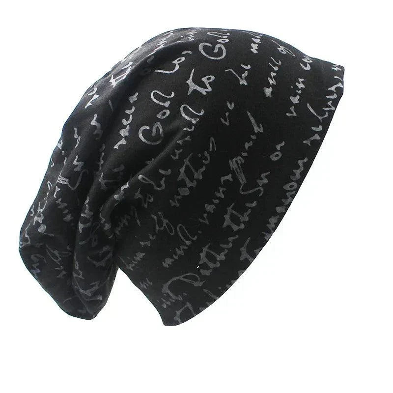 Autumn Winter Unisex Print Beanie