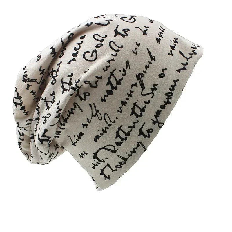 Autumn Winter Unisex Print Beanie